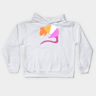 Lesbian Pride Rat Kids Hoodie